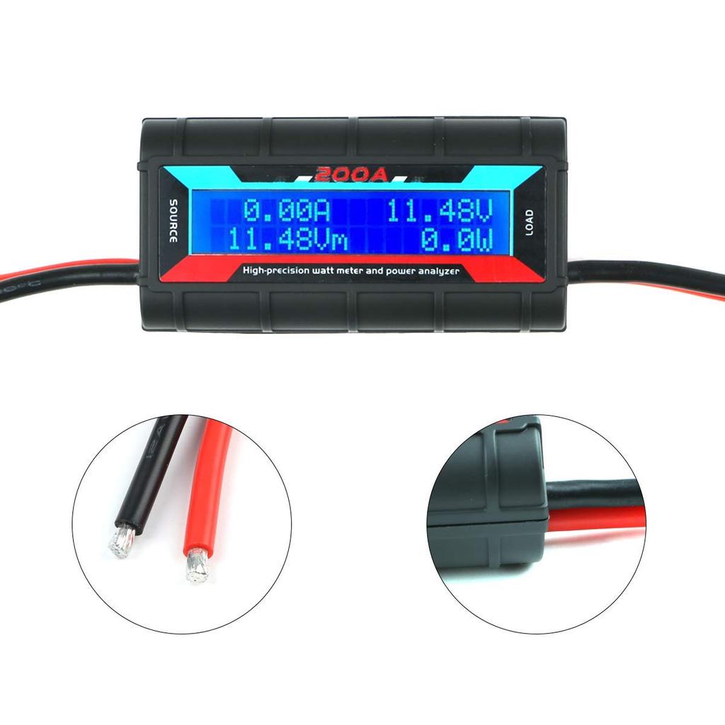 WINGONEER 200A High Precision Power Analyzer Wattmeter Battery Consumption Performance