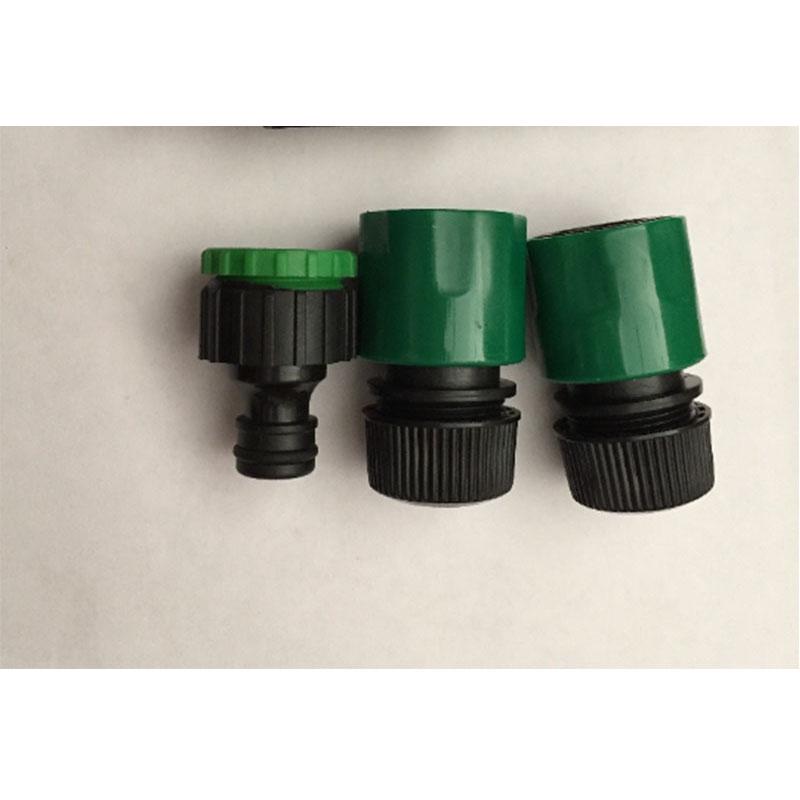 

Быстроразъемный садовый шланг Подключение Пластиковый адаптер для шланга Кран Соединитель Набор Инструмент 3Pcs
