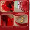 Chinese Horse Year 2026 Lanterns: 3D Honeycomb Hanging Ornaments for New Year and Spring Festival Decor.