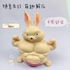 Kaninchen Quetschpuppe Fidget Toys Langsam zurückfedernd TPR Squishy Anti-Stress Dekompressionsspielzeug Stressabbau Spielzeug für Kinder Erwachsene J145