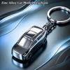 Portable Simulated Car Model Keychain Zinc Alloy Bag Charming Beach Slippers Pendant  for Women Men