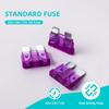 100Pcs 3 Amp Fuses HVAC ATC/ATO Stanbdard Fuse, 3A Car Fuse Blade for Automotive, Truck, Boat, Motorcycle