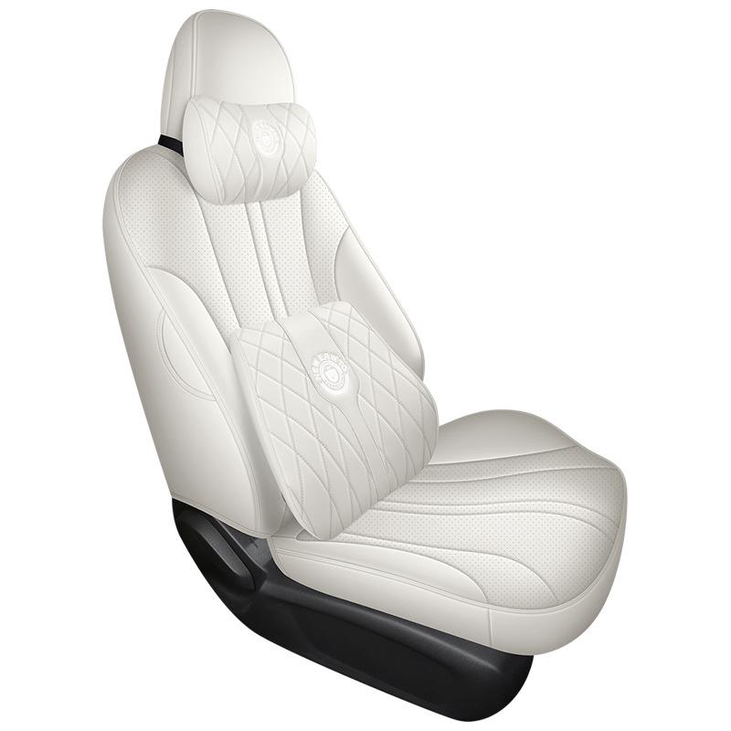 Roewe M7DMH Original Perforerade Läder Bilbarnstolsskydd - Andningsbara & Hälsobevarande