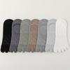 Five Finger Sock Slippers Hollow Out Mesh Breathable Low Cut Socks Men Male Silicone Non-slip Summer Invisible No Show Socks Sox