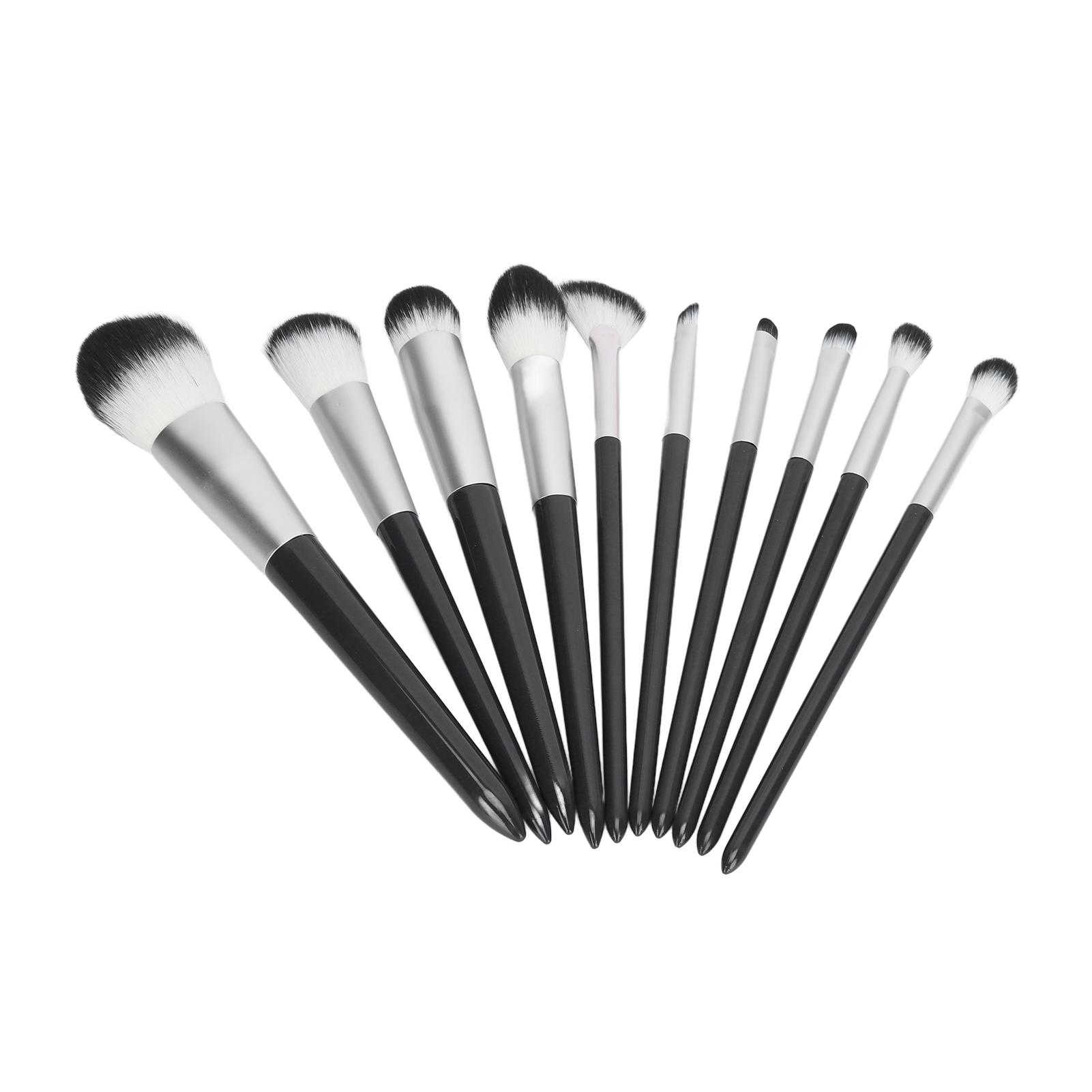 

Набор из 10 кистей для макияжа, тональной основы, пудры, консилера, теней для век, румян, кистей для ежедневного использования