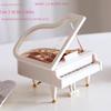 Piano Music Box Clock Music Box Valentine's Day Gift Creative Birthday Gift Home Desktop Cabinet Decoration