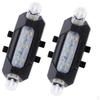 2 Packs Ultra Bright USB Rechargeable Bike Light , Powerful Bicycle Front Headlight and Back for Men