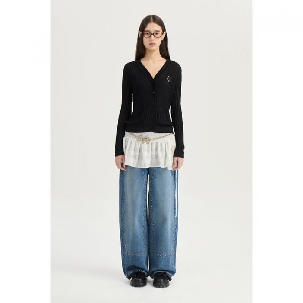 Lucky Chouette Slim Cardigan Lqwcm25100 BKX (black)/36(55)