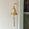 10.16 Cm Solid Brass Ships Bell Dinner Wall Porch Service Bell Solid Brass Restaurant Bell