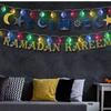 Moon Stars Ramadan String Light Battery Powered Decorative Hanging Lamp For Bedroom Home Garden Living Room Ramadan Decor