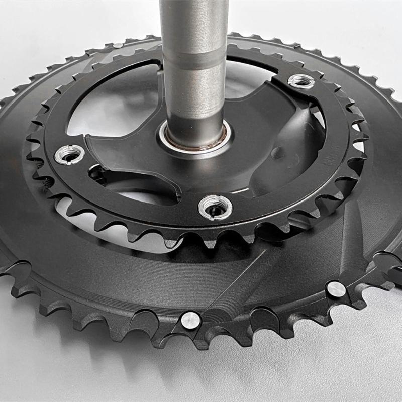 Durability Double Chainring Crankset Professional Road Cycling Cranksets for Professional Road Cycling