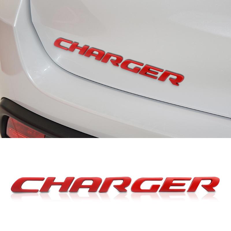 3D Metal Charger Badge Emblem Car Stickers Fender Decals Car Styling For Dodge Charger Dart Caliber Journey Auto Accessories LL1