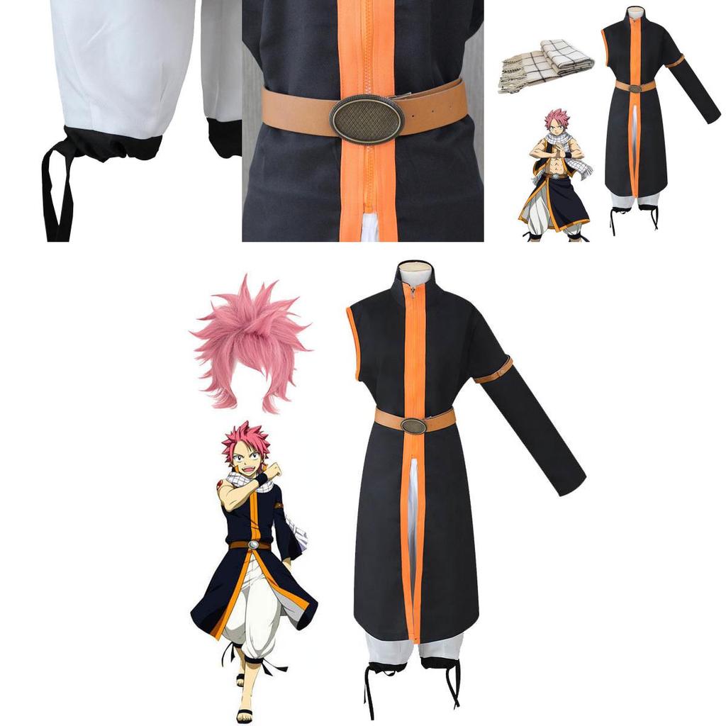 Exquisites Anime Fairy Tail Natsu Dragneel Halloween Cosplay Kostüm Unisex Outfit
