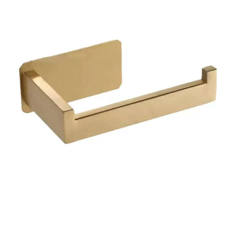Durable Stainless Steel Toilet Paper Holder - Wall Mounted Bathroom Tissue Dispenser for Home, Kitchen and Hotel Use
