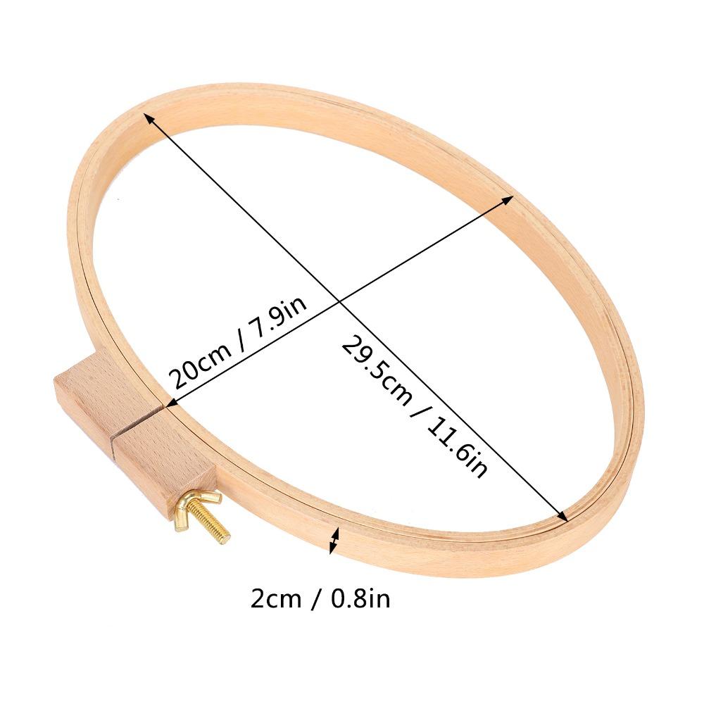 Wide Wooden Frame Embroidery Hoop Universal Clamp Wood Embroidery Hoop  Desktop Craft