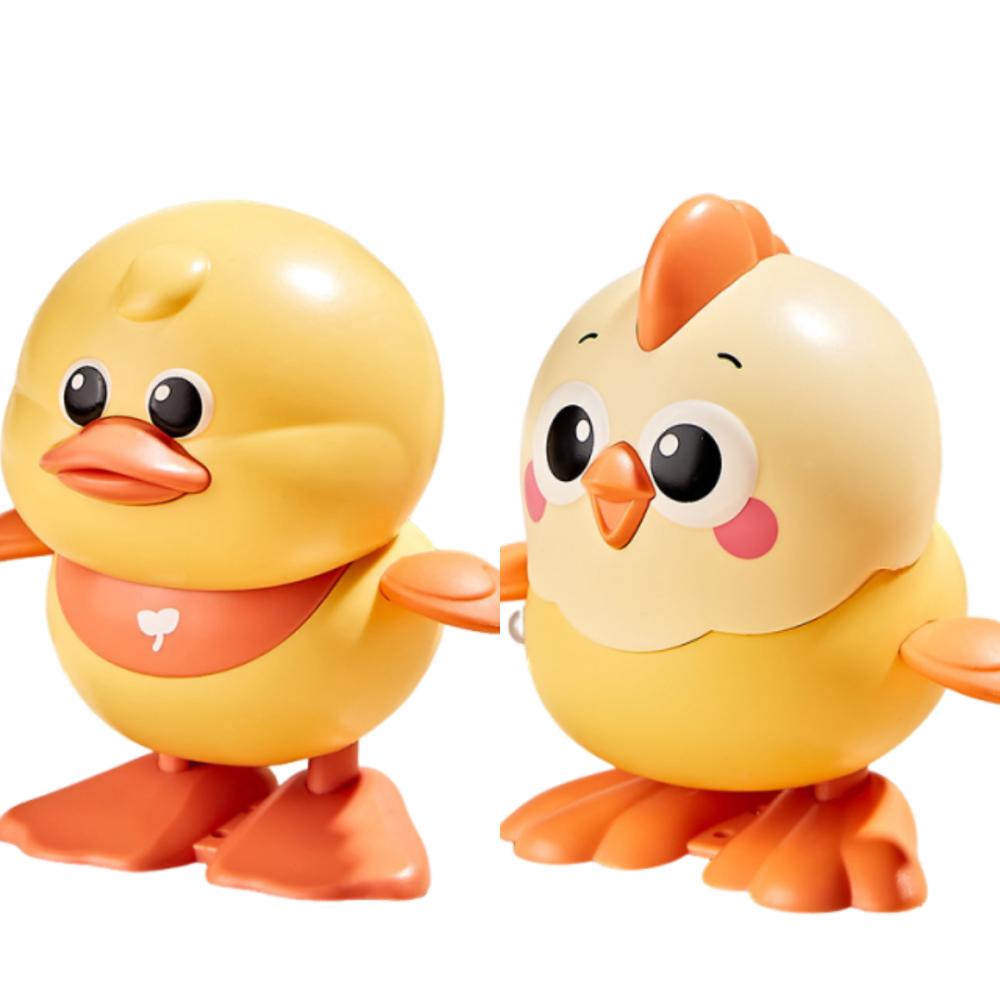 Durable Construction Jumping Chicken Toy Funny Movement Clockwork Toy  Birthday Gifts