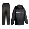 Huijie Reflective PU Oxford Work Rain Suit (Jacket & Pants)