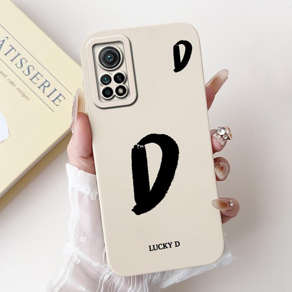 For Xiaomi Mi 10T Pro 5G Case Cute Lucky Letters Cover Soft Silicone Phone Case For Xiaomi Mi 10T Mi10T Pro 5G Back Cover Bumper