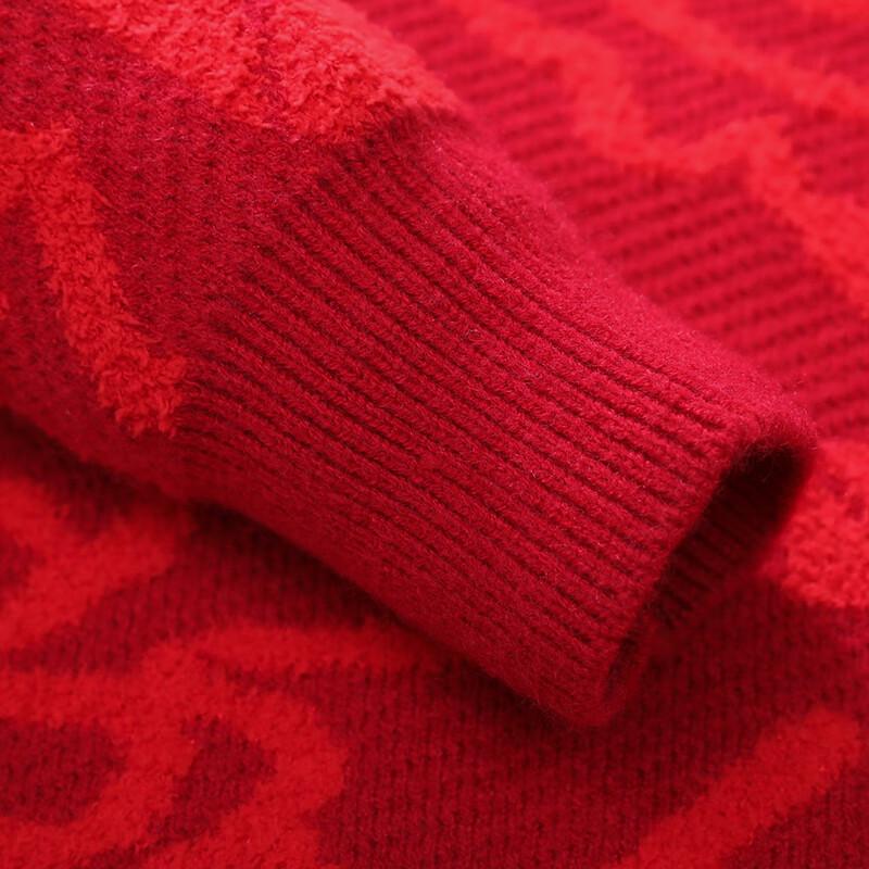 Mianzhi Men's Casual Round Neck Pullover Sweater