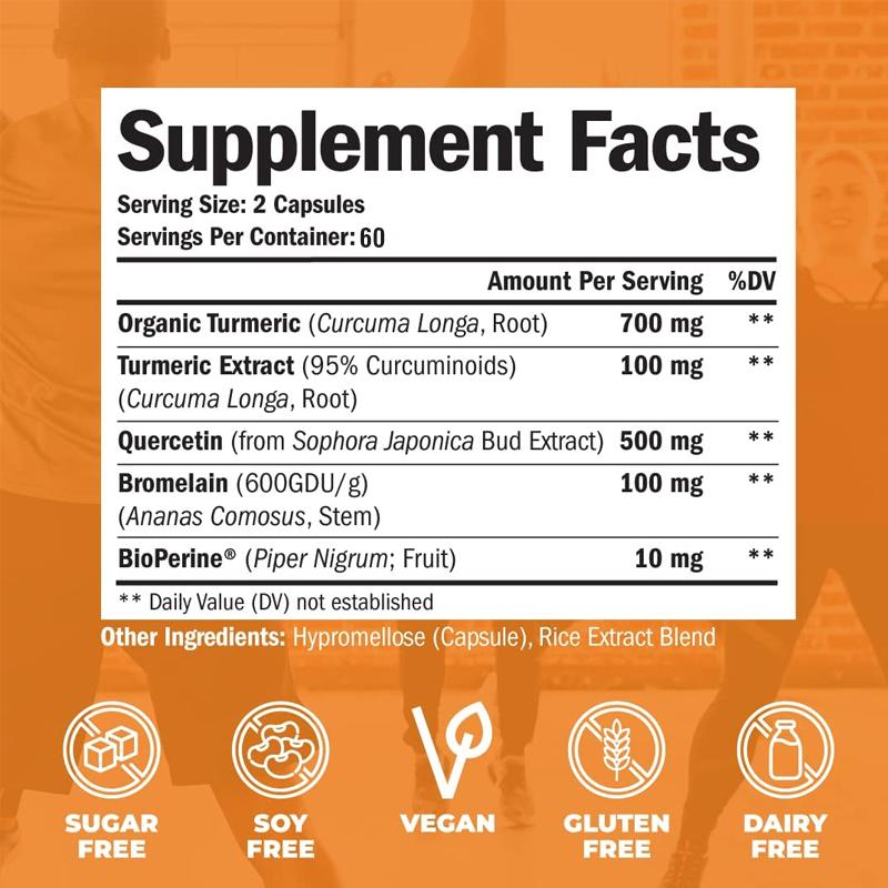 Pslalae Contiene una mezcla de cúrcuma orgánica y piperina para apoyar la salud de las articulaciones y es adecuada para adultos.