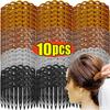 1/10pcs New Women Brides Wedding Veil Hair Combs French Combs Korean Retro Bangs Comb Hairpin Style Insert Comb