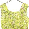Marni Made In Italy Floral No Sleeve Shirt 40 Yellow Women Used
