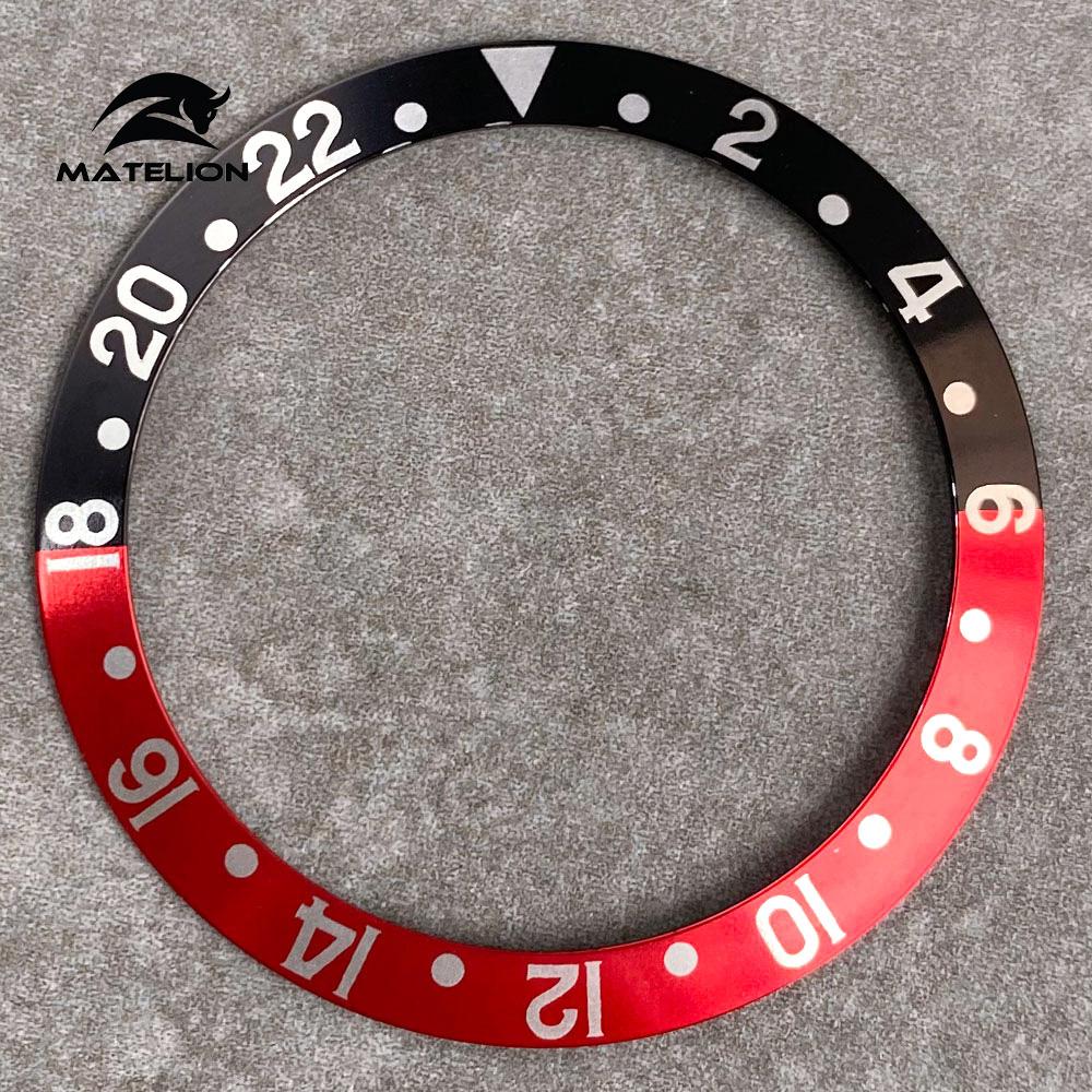 MATELION 38 мм керамический сплав часы безель вставка кольцо наклонная посадка 40 — фото 23