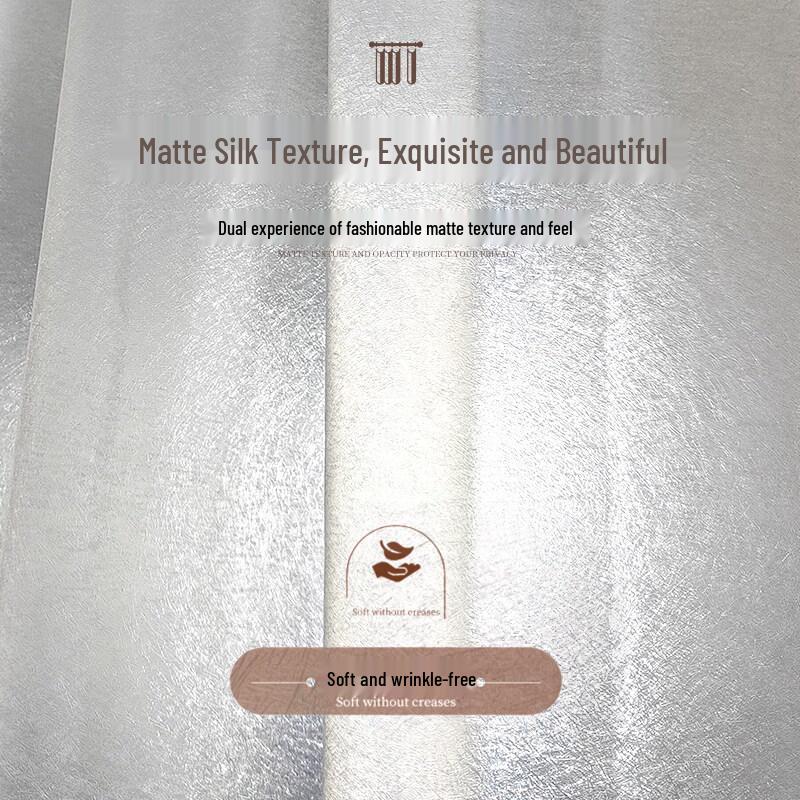 LIEI PEVA Mildew-Proof Punch-Free Shower Curtain Set