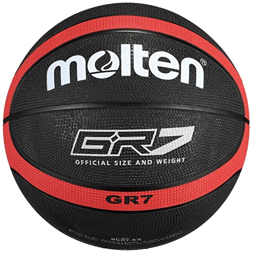 Molten Basketball GR7 BGR7-KR Black x Red Size 7