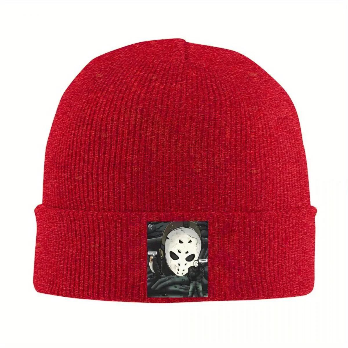 

Vultures Art Kanye West Knitted Hat Beanies Autumn Winter Hat Warm Hip Hop Meme Hip Hop Rap Style Caps for Unisex Women