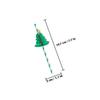Christmas Style Drinking Straws Honeycomb Straws Food-Grade Cardboard Material 50Pcs For Bar Use And Holiday