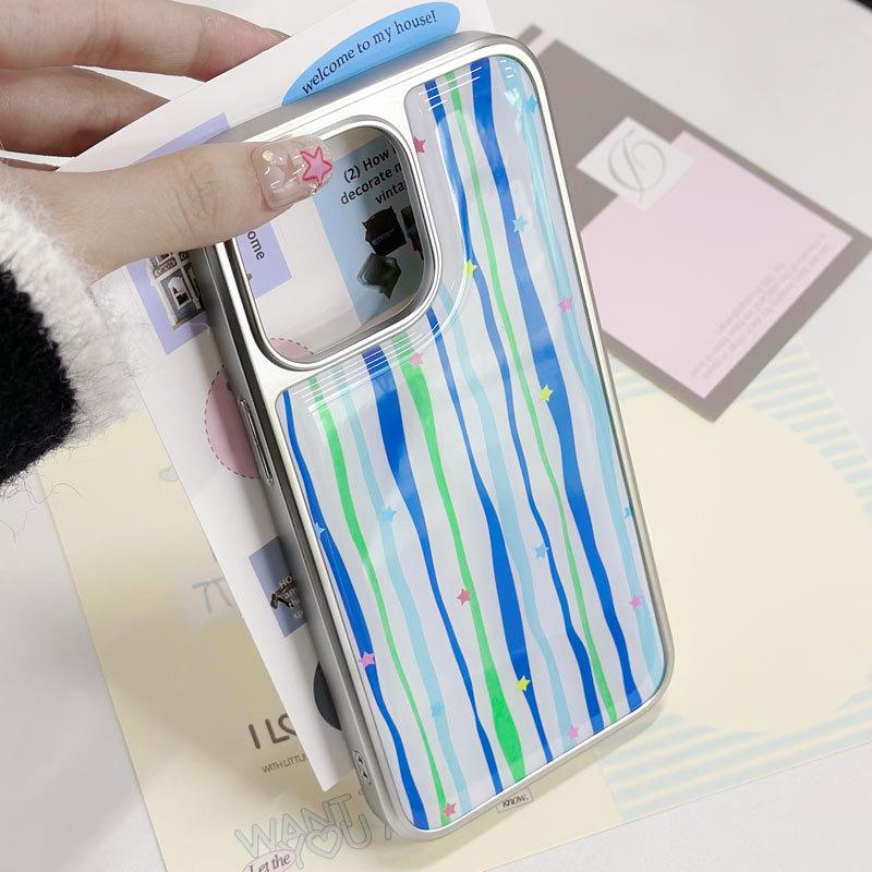 Zhitai Electroplated Silver Drip-Edge Case for iPhone 16 Pro, 15, 14, 13 Pro Max, Huawei P70