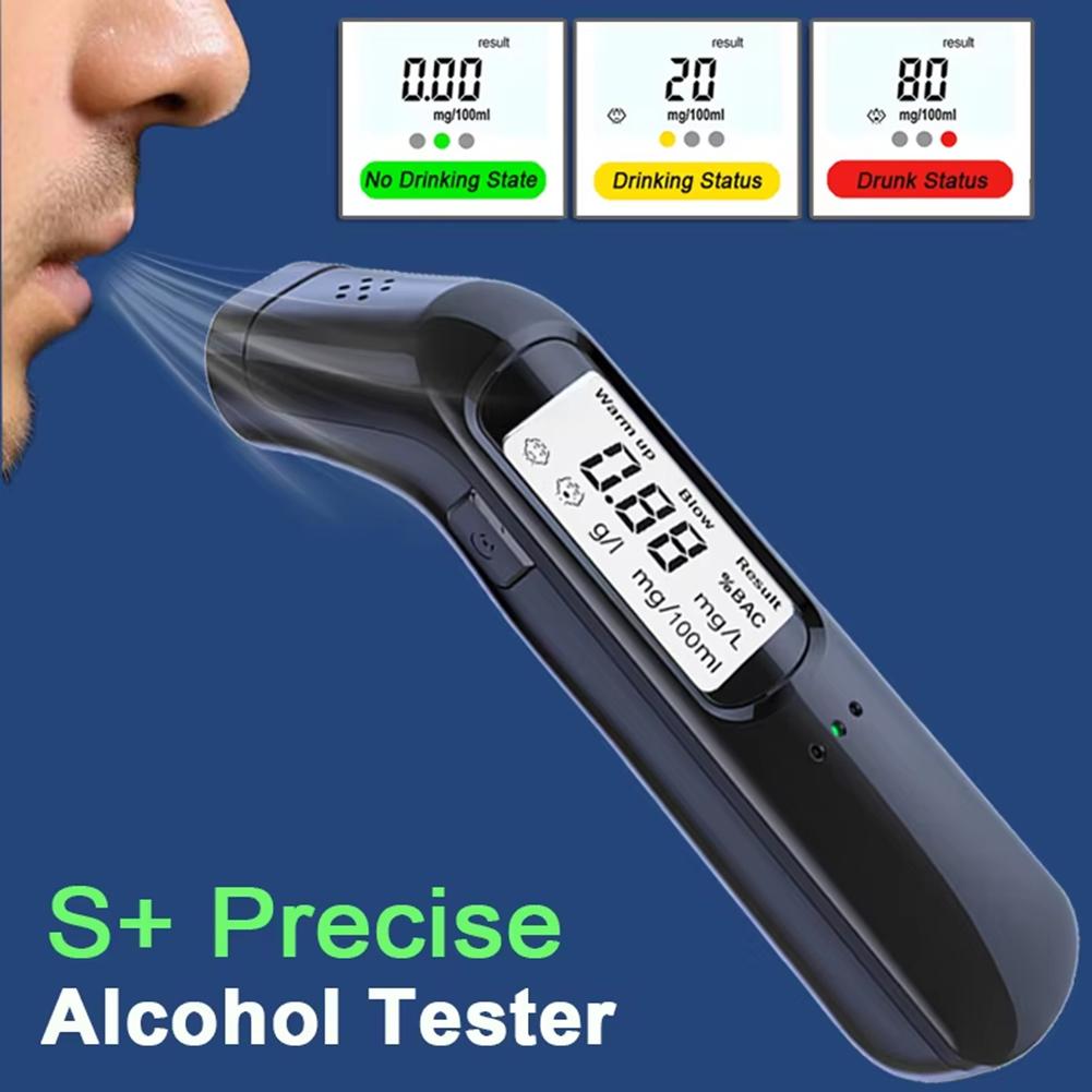 Breath Alcohol Meter with NonContact Capability and Intuitive Indicator Lights