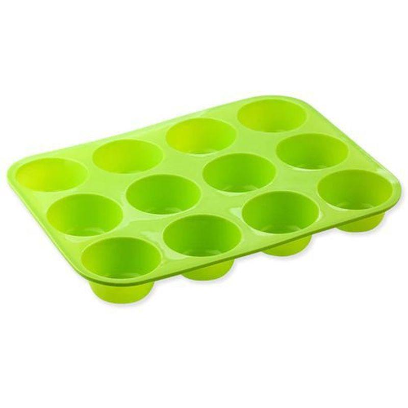 12 Loch Antihaft Kuchen Pudding Form Backwerkzeug Mini Muffin Silikon Runde Form DIY Cupcake Keks Fudge Backform
