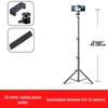 Mobile Streaming Stand with LED Fill Light and Multi-Camera Mount for Desktop and Outdoor Photography
