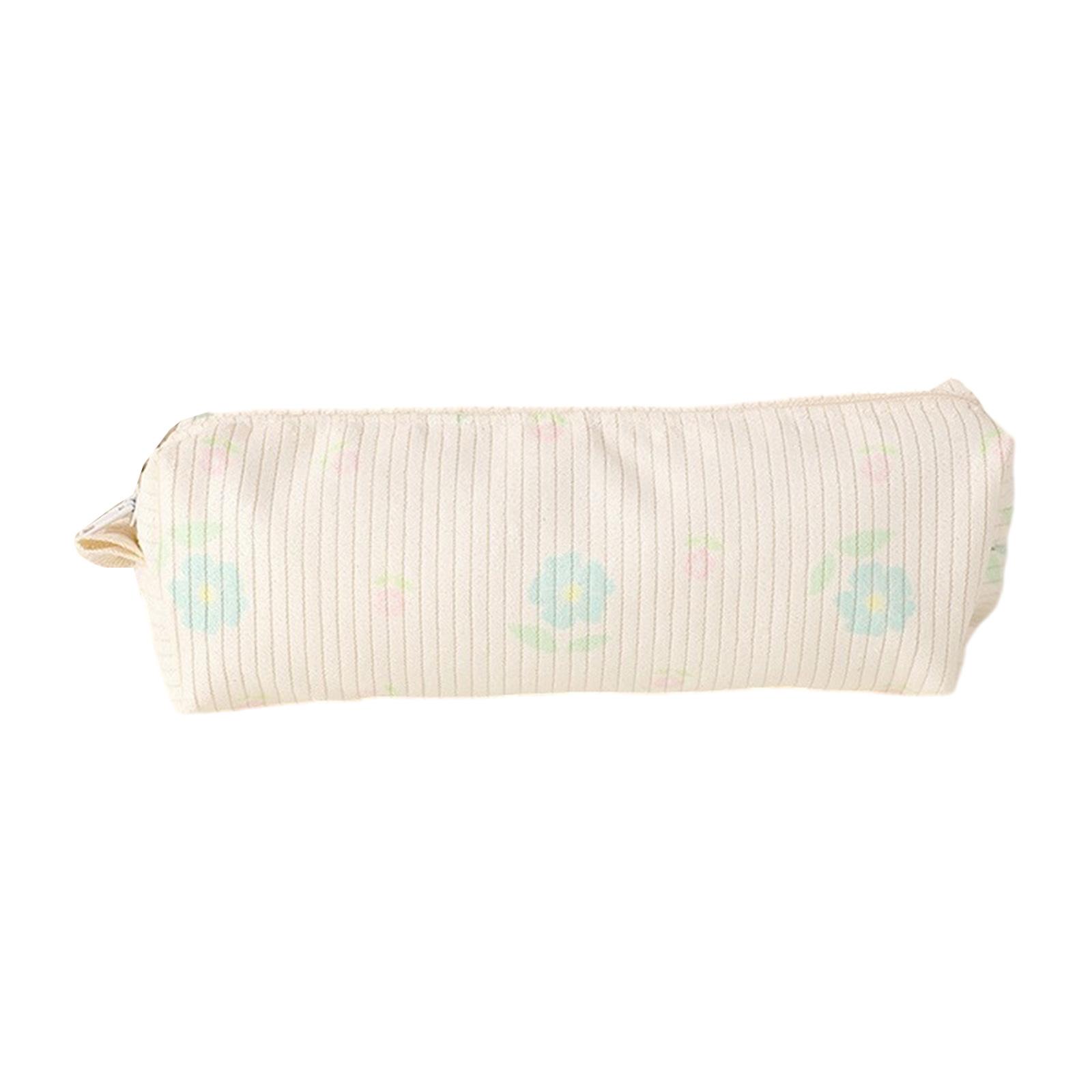 

Цветочный принт пенал пенал на молнии вельветовый пенал вельветовые пеналы мешочки для ручек канцелярская сумка для школьников 4