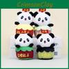 Plush Panda Cute Toy Keychain With Short Plush Material For Graduation 12cm