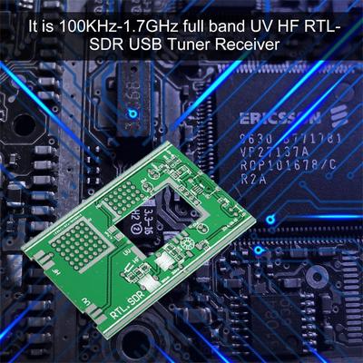 N//A 100KHz-1.7GHz Full Band UV HF RTL-SDR USB Tuner Receiver// R820T+8232 Ham Radio