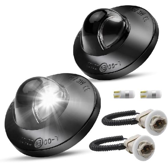 LESAUCE LED License Plate Lights Tag Lights for Ford F150 F250 F350 Super Duty Ranger Pickup Explorer Bronco Excursion Expedition Rear Bumper Bright