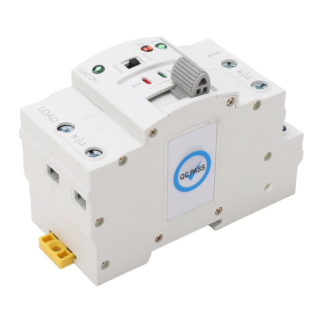 Dual Power Automatic Transfer Tool 2P 63A Generator Circuit Fast Changeover Controller Millisecond Ing
