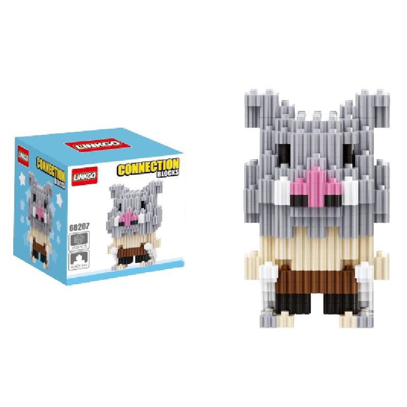 

Клинок Рассекающий Демонов Миниатюрные Строительные Блоки Креативная Сборная Мультяшная Головоломка Игрушка Inosuke,212pcs