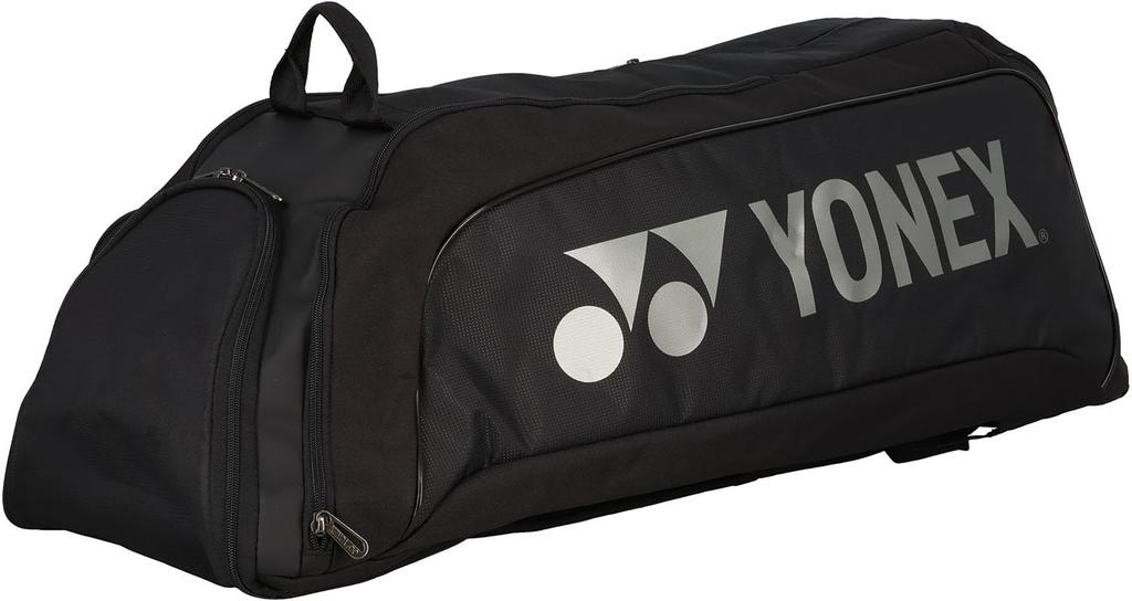 Tennis-Badminton-Schlägertasche, Standtasche für 2 Schläger, Schwarz [YONEX]
