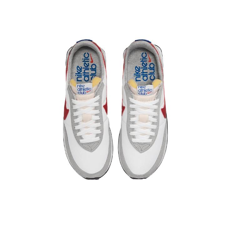 Nike Waffle Trainer 2 White Light Smoke Grey Gym Red Men Sneakers Hyper-Royal DJ6054-101