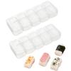 Sushi-shaped Rice Ball 2-piece Set 5 Pieces Easy Separate Cooking Tool Nigiri Sushi Non-stick DIY Transparent Convenient Home Restaurant Business