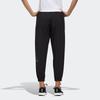 Adidas Woven Loose Fit Casual Tapered Sports Pants Women Bottoms Black GL5616
