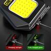 LED COB Keychain Light 200mAh Camping Pocket Lamp IPX4 Waterproof Handheld Emergency Light with Hook for Camping Fishing Walking