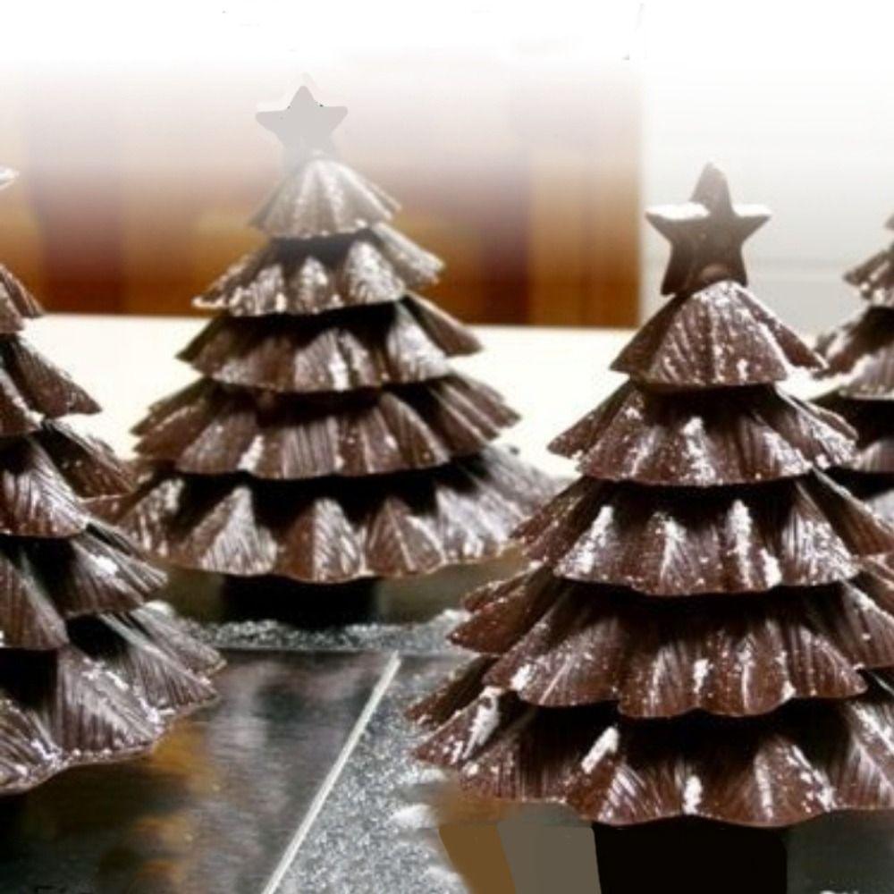 Bakeware Christmas Tree Cake Mold 3D Mousse Mold Soap Chocolate Mould Christmas Decoration