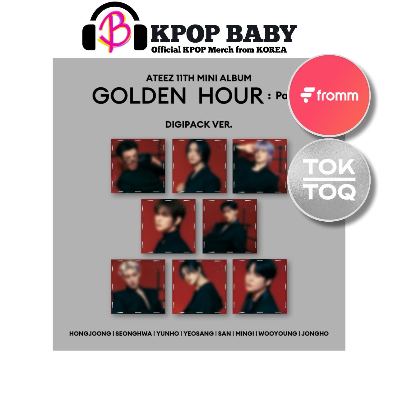 

ATEEZ (Digipack Ver.) [ЗОЛОТОЙ ЧАС : Часть 2] 11-й EP (POB) NO POB (RANDOM)