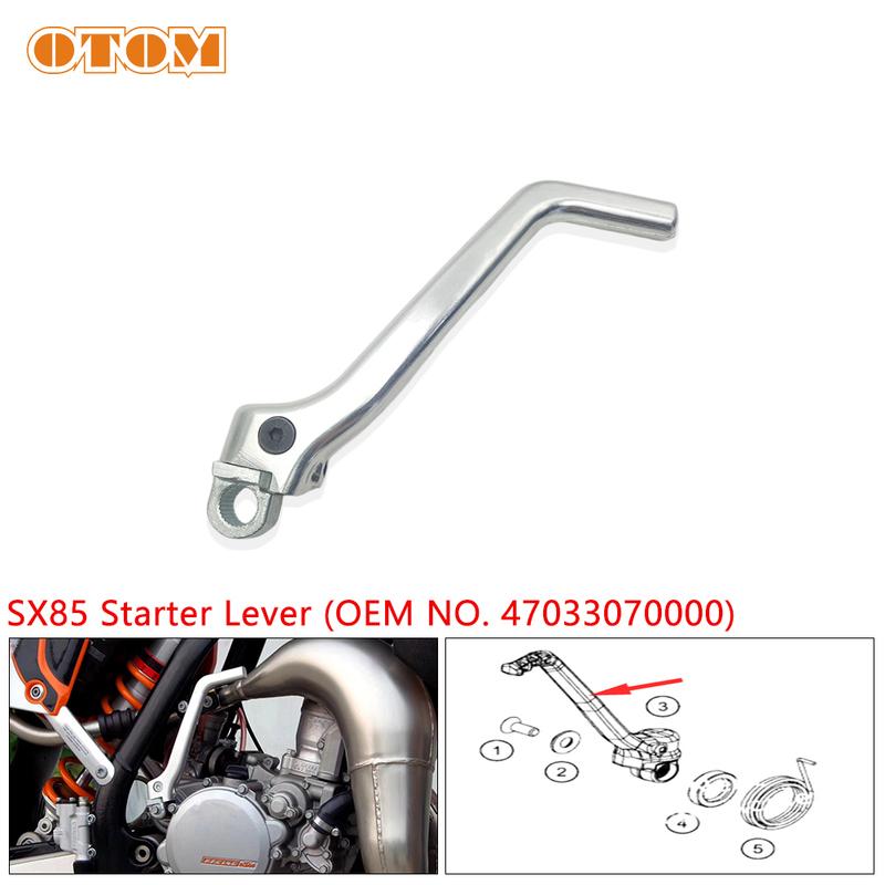 For KTM HUSQVARNA SX XC TC XN 85 105 Motorcycle Kick Starter Start Lever Pedal 13mm Hole Forged Gear Shift Koshine 85cc 105cc