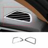 Dashboard Side Outlet Vent Cover Trim 2008-13 For BMW X5 E70 Carbon Fiber Steel